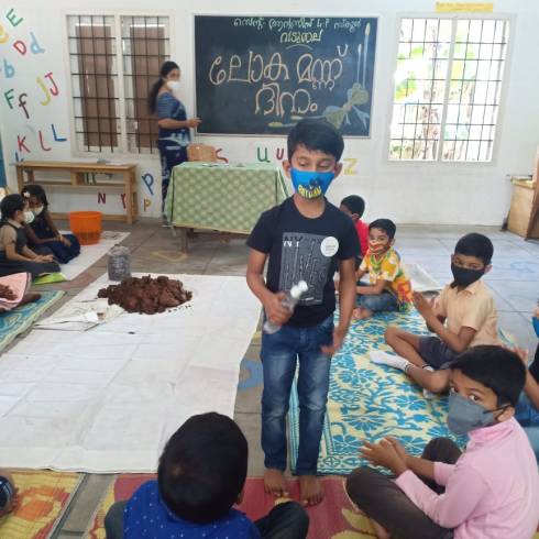 Seed Ball Making Workshop - St. Antony's LPS Vaduthala