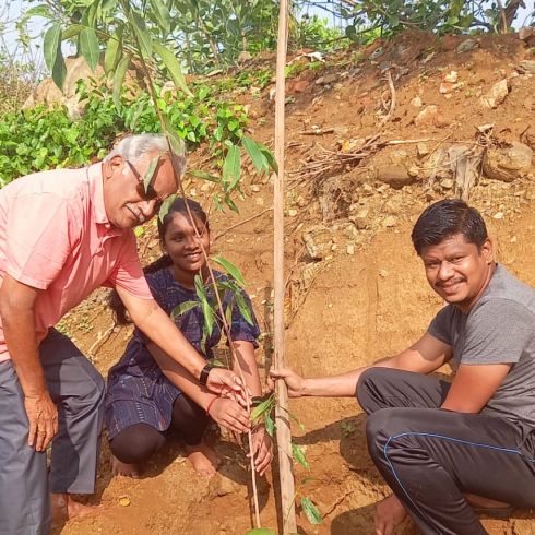 Tree plantation initiatives at Medavakkam